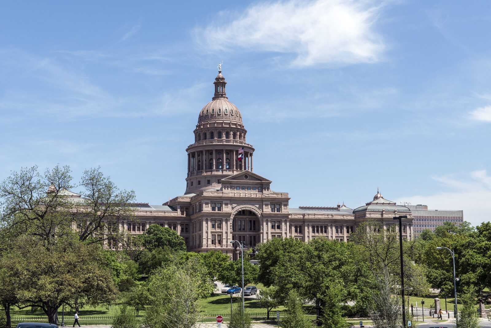 The Texas State Capitol in downtown Austin
